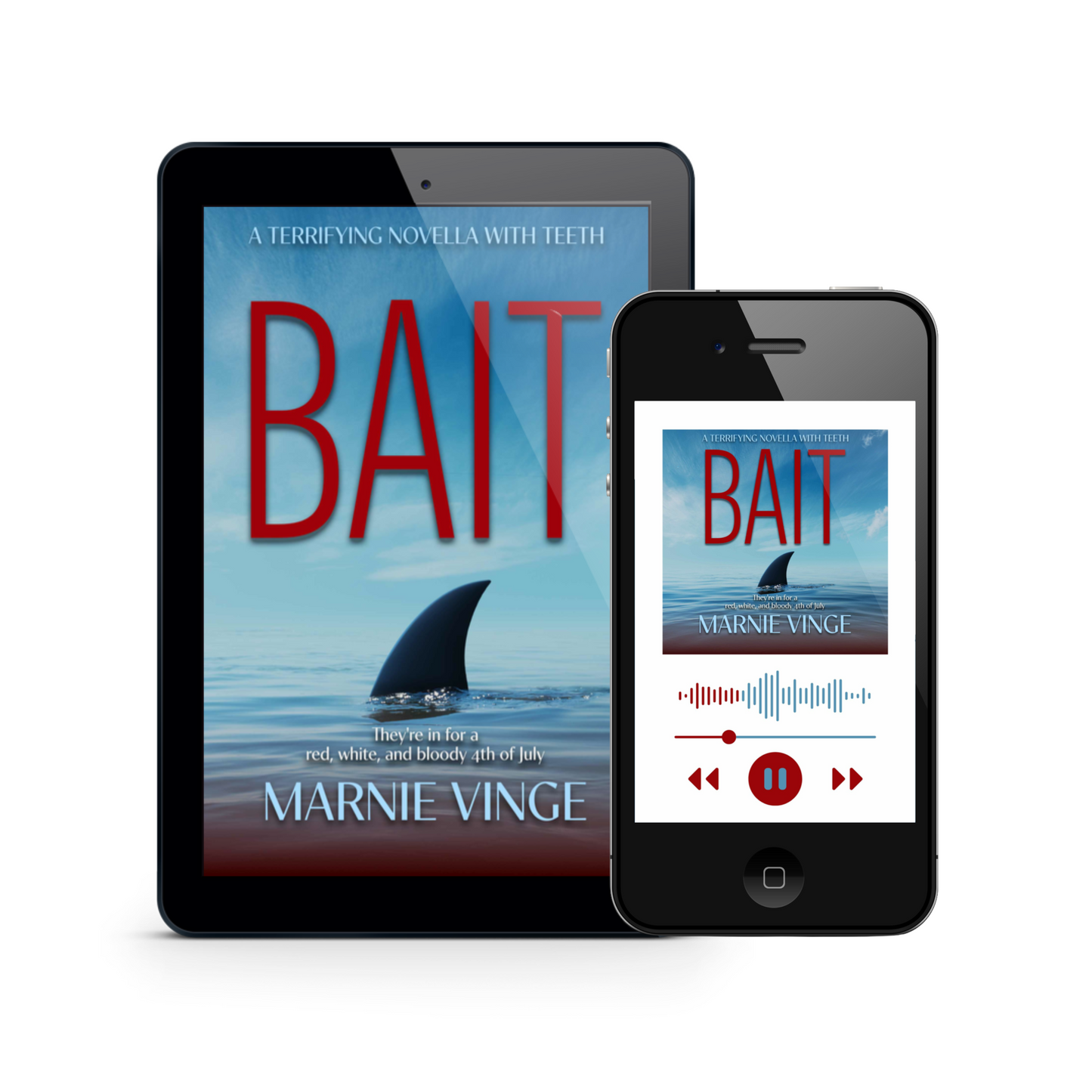 Bait: a terrifying novella with teeth ebook + audio bundle